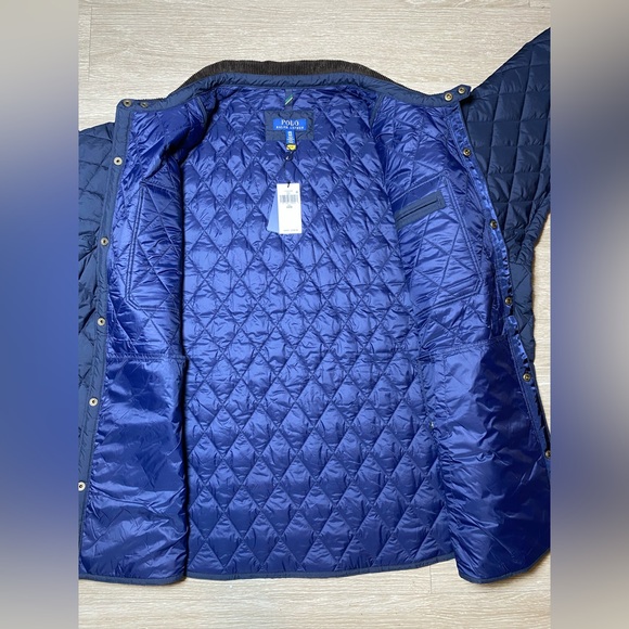 Men’s Size 4XB Polo Ralph Lauren Brentford Insulated Quilted Shirt Jacket Navy - Picture 3 of 16